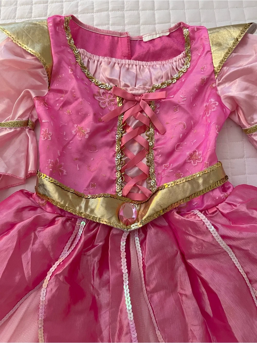 Pink Princess Costume Dress for Kids - Unbranded